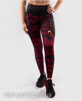 Жіночі легінси Venum Defender Leggings Black Red