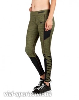 Жіночі легінси Venum Power 2.0 Leggings Khaki Black