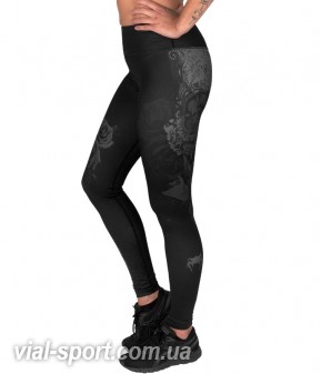 Жіночі легінси Venum Santa Muerte 3.0 Leggings For Women Black Black