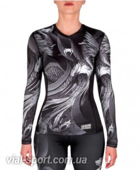 Жіночий рашгард Venum Phoenix Rashguard Long Black