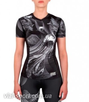 Жіночий рашгард Venum Phoenix Rashguard Short Black