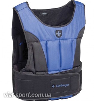 Жилет-обважнювач Harbinger HUMANX WEIGHT VEST 0.9-18.2 кг чорний / синій