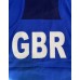Жіноча форма для занять боксом Adidas Olympic Woman GBR (шорти-спідниця + майка, синя, ADIAIBA20TW\ADIAIBA20SKW)