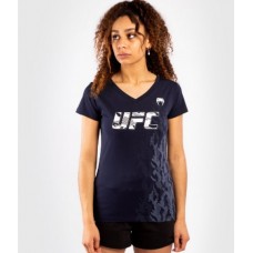 Жіноча футболка Venum Official UFC fight week navy blue