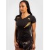 Жіноча футболка Venum UFC fight night replica black gold