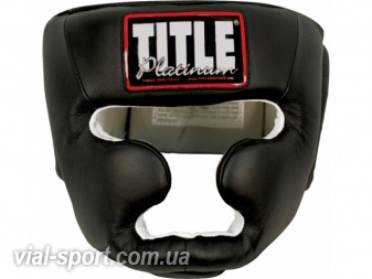 Шолом захисний TITLE Platinum Full Face Headgear чорний